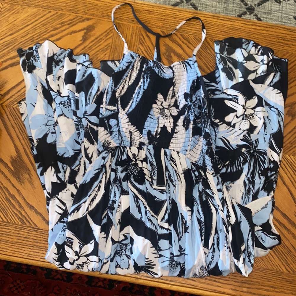 Free People Floral Halter Dress